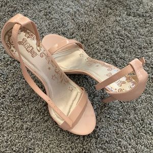 Tan Thin Strap Heels